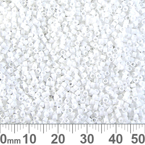 BULK 11/0 Opaque White Delica Seed Beads