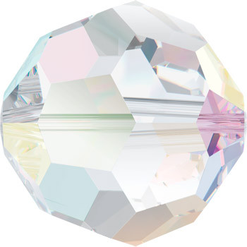 10mm Crystal AB Swarovski® Round Beads