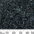 11/0 Gunmetal Delica Seed Beads