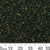 11/0 Green Iris Delica Seed Beads