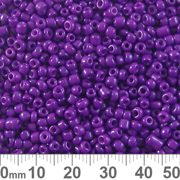 8/0 Opaque Purple Seed Beads