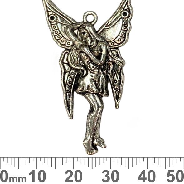 Base Metal Fairy Pendant