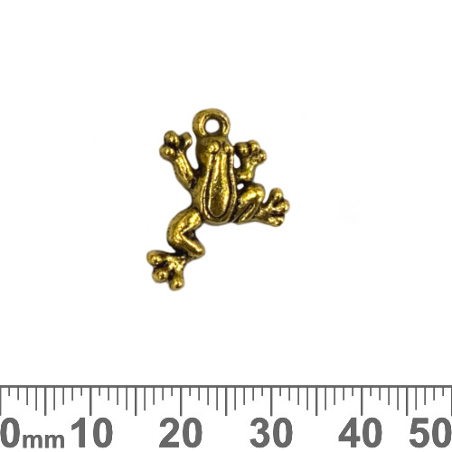 BULK Leaping Frog Metal Charms