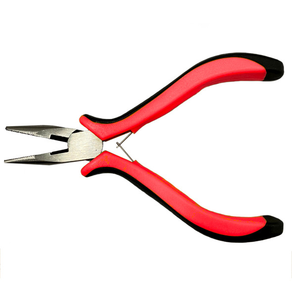 Black/Red Crimping Pliers (Needle Nose)