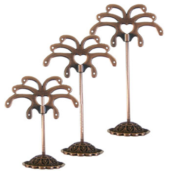 Copper Earring Display Stands (set of 3)