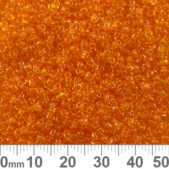 11/0 Orange Glass Seed Beads