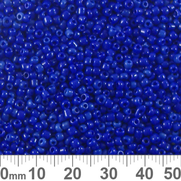 11/0 Opaque Cobalt Blue Seed Beads