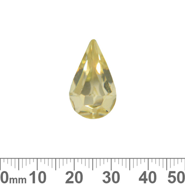 LAST CHANCE A+ Grade Pointed Back Yellow Jonquil Pear Shaped Fancy Stone