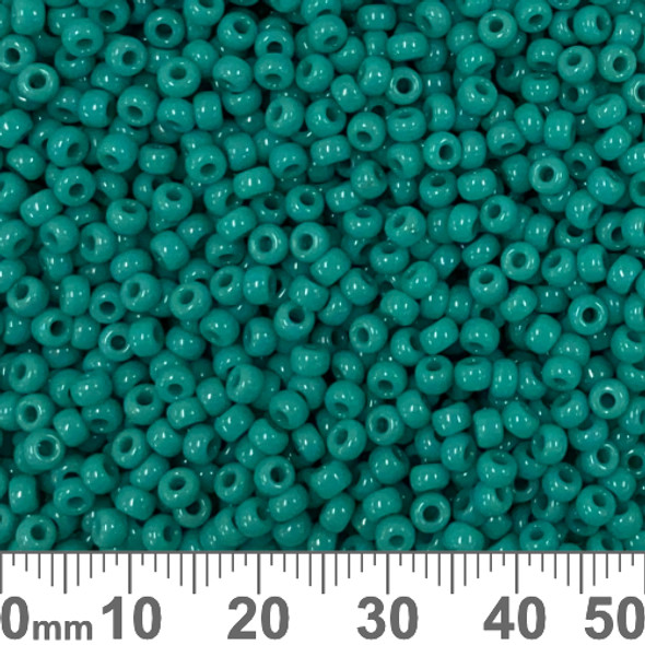 BULK 8/0 Opaque Turquoise Green Japanese Seed Beads
