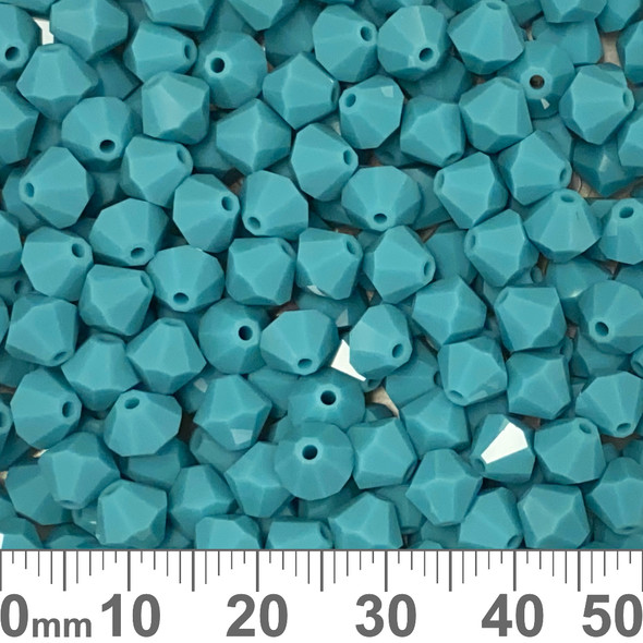 BULK 6mm Turquoise Preciosa Bicones