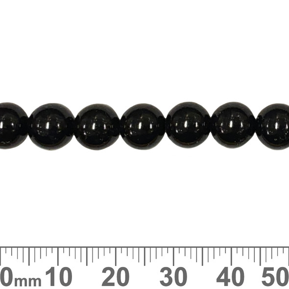 BULK Magic Black 8mm Preciosa Glass Pearls