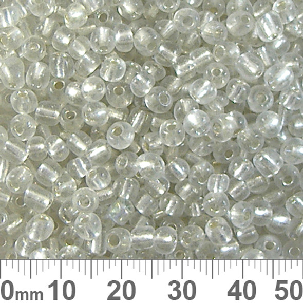 6/0 Clear S/L Glass Seed Beads