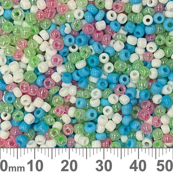 8/0 Opaque Spring Seed Bead Mix