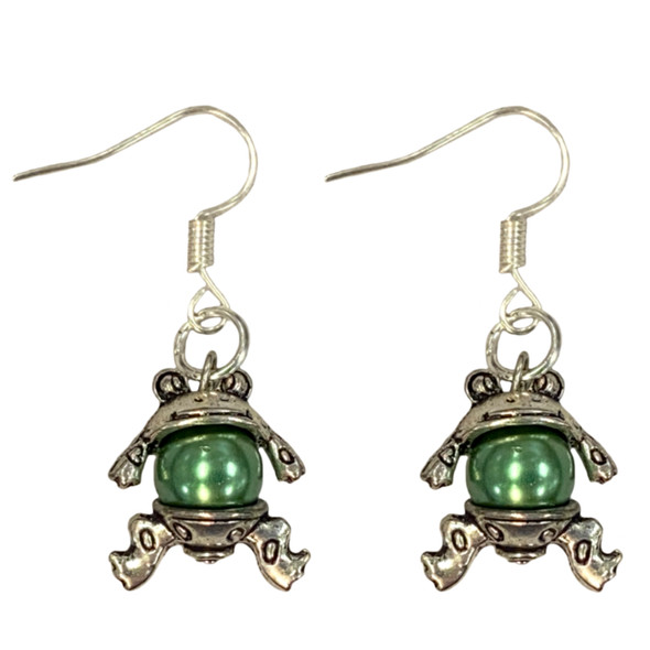 Green Frog Earrings Kit