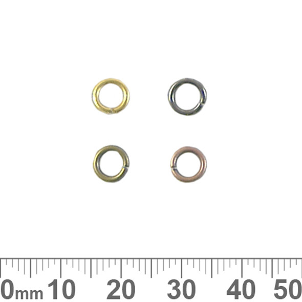 6mm x 1mm Strong Jump Rings