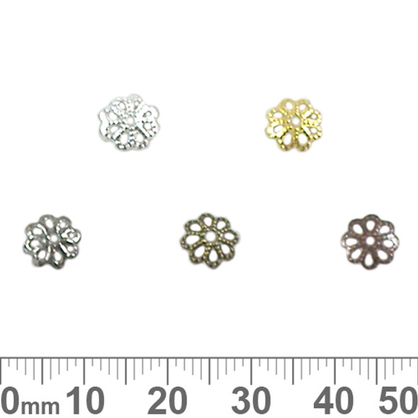 CLEARANCE Thin Filigree Bead Caps
