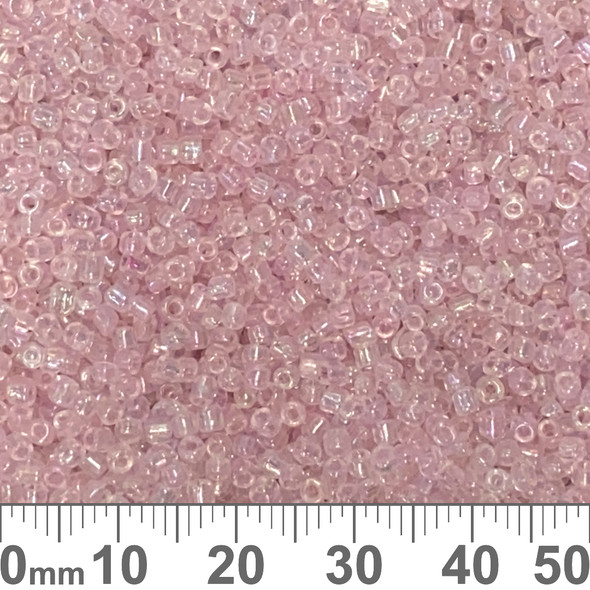 11/0 Soft Baby Pink AB Seed Beads