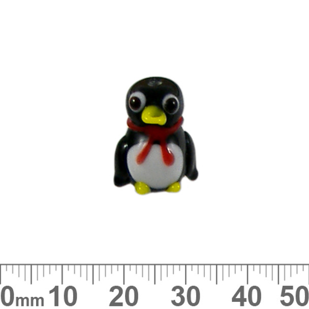 Fat Penguin Glass Bead