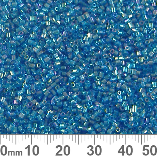 11/0 Dark Aqua AB Chinese A-Grade Tube Seed Beads