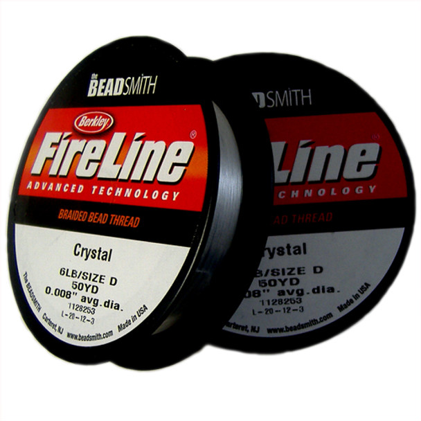 6lb Crystal Fireline Cord - 50 yards