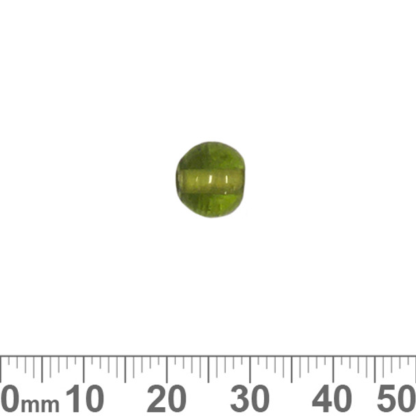 Olive Green 9mm Round Glass Beads