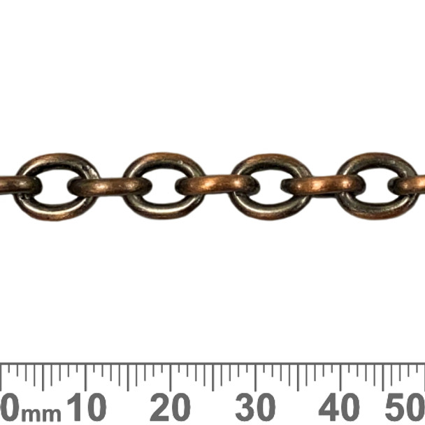 Copper 9.5mm Large Heavy Loop Chain