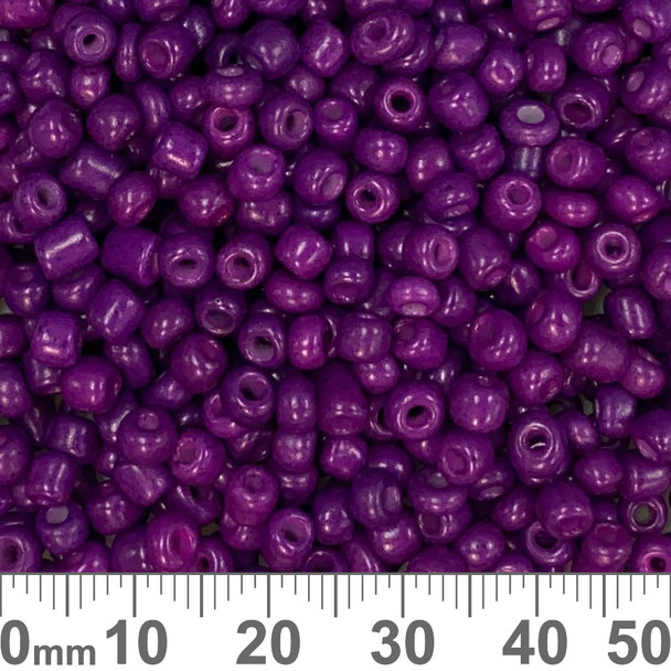 6/0 Opaque Purple Seed Beads