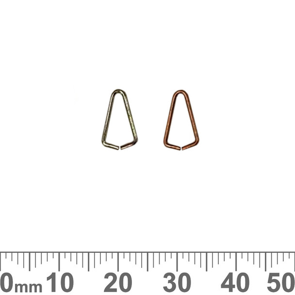 10mm Fine Triangle Jump Rings
