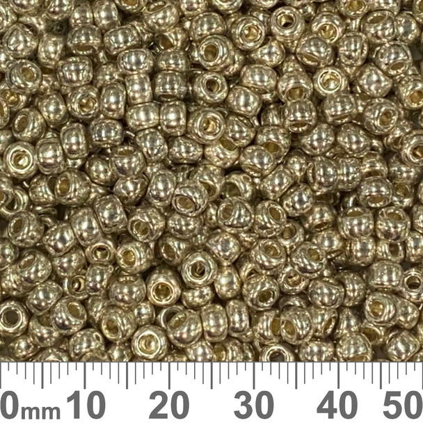 6/0 Galvanised Silver Japanese Seed Beads