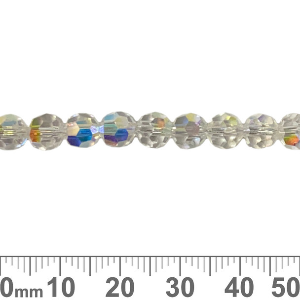 BULK 6mm Crystal AB Preciosa Round Beads