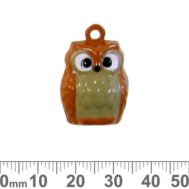 Large Brown Owl Bell