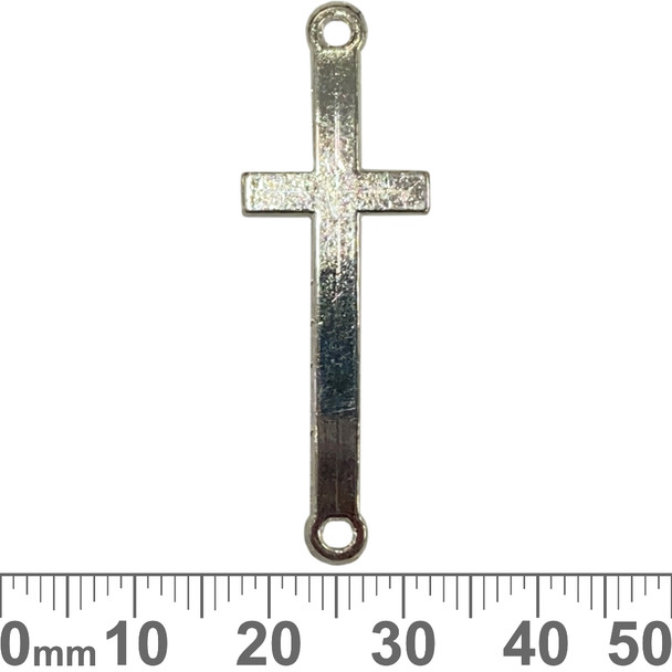 Sideways Cross Link Metal Charms