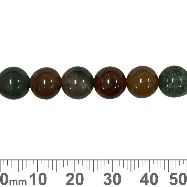 Fancy Jasper 8mm Round Beads (19cm)