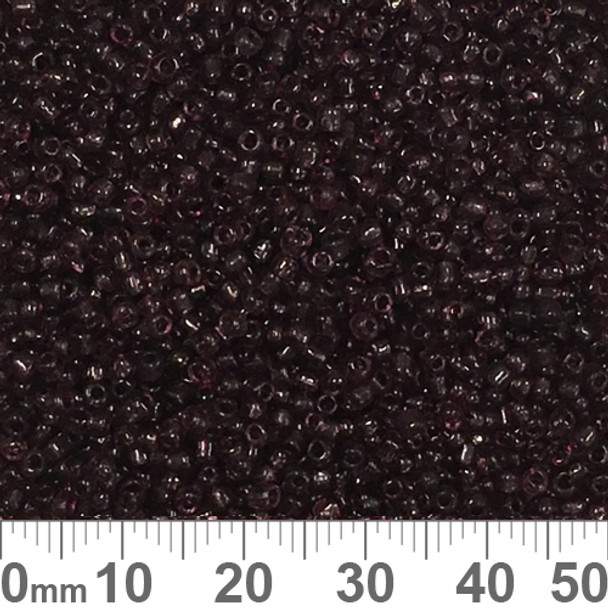 CLEARANCE 11/0 Dark Rose Purple Seed Beads