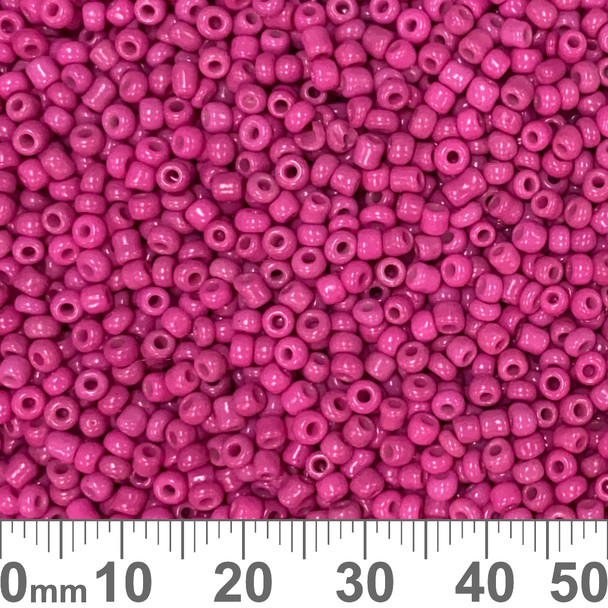 11/0 Hot Coat Pink Seed Beads