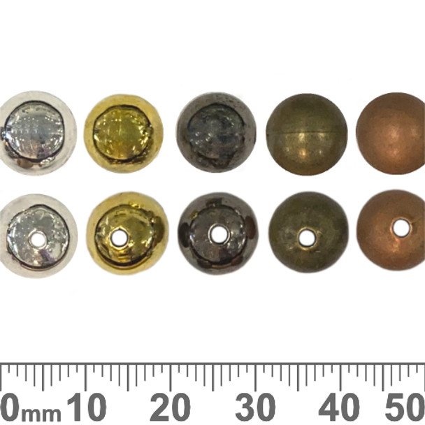 10mm Plain Metal Beads