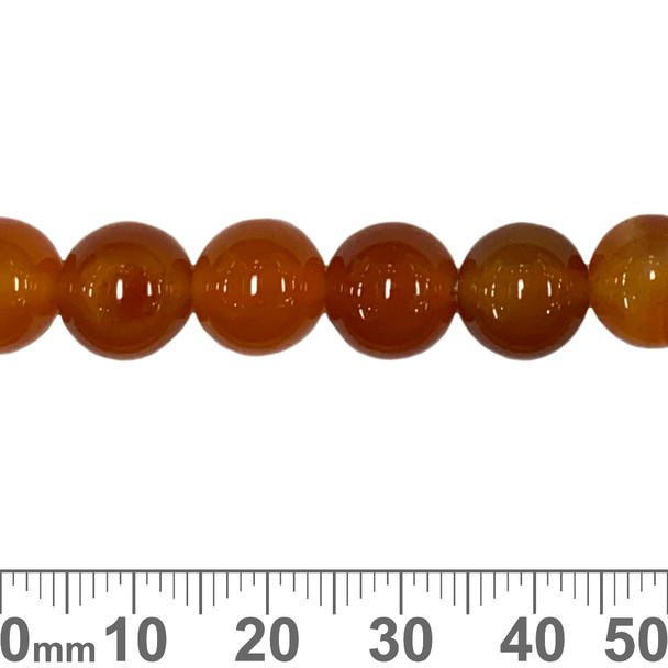 Carnelian 10mm Round Beads