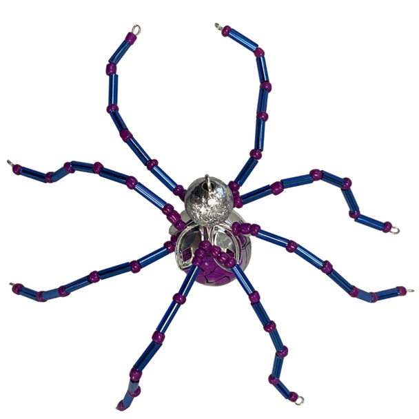 Purple & Blue Beaded Christmas Spider Kit