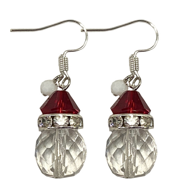 Crystal Santa Face Earrings Kit