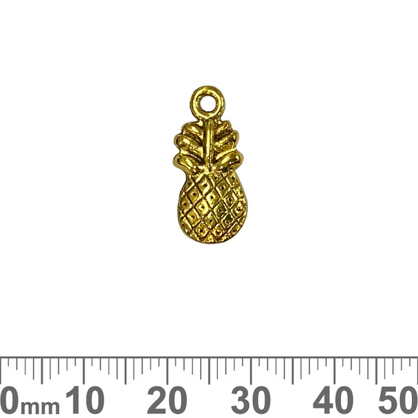 Golden Pineapple Metal Charms