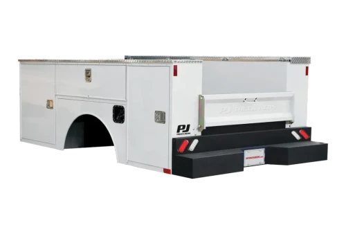 PJ Trailers GUA Aluminum Service Body | Multiple Bed Sizes