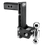 B&W Hitches Tow and Stow Adjustable Drop Hitch | 2.5" Receiver, 8-1/2" Drop, 9" Rise, Dual Ball 2-5/16" x 2" | Universal