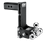 B&W Hitches Tow and Stow Adjustable Drop Hitch | 2.5" Receiver, 8-1/2" Drop, 9" Rise, Tri-Ball 1-7/8" x 2" x 2-5/16" | Universal