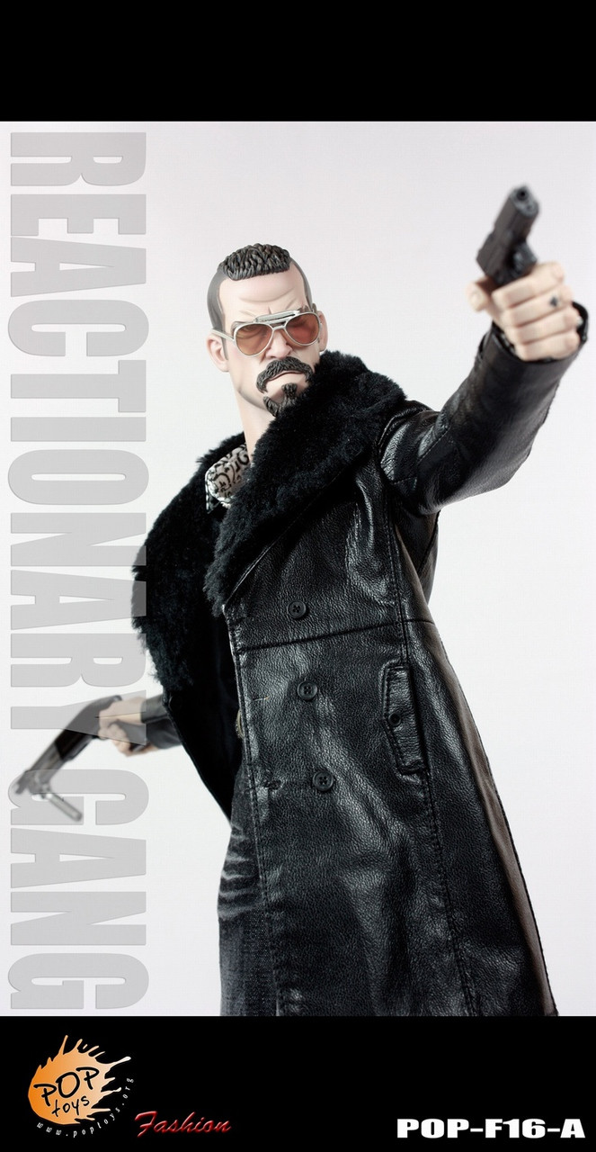 [POP-F16A] POP Toys 1:6 Scale The Mafia Style Leather Action Figure ...