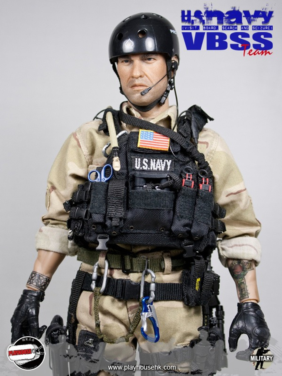 [PH-VBSS] PLAYHOUSE US Navy VBSS Team Boxed Figure