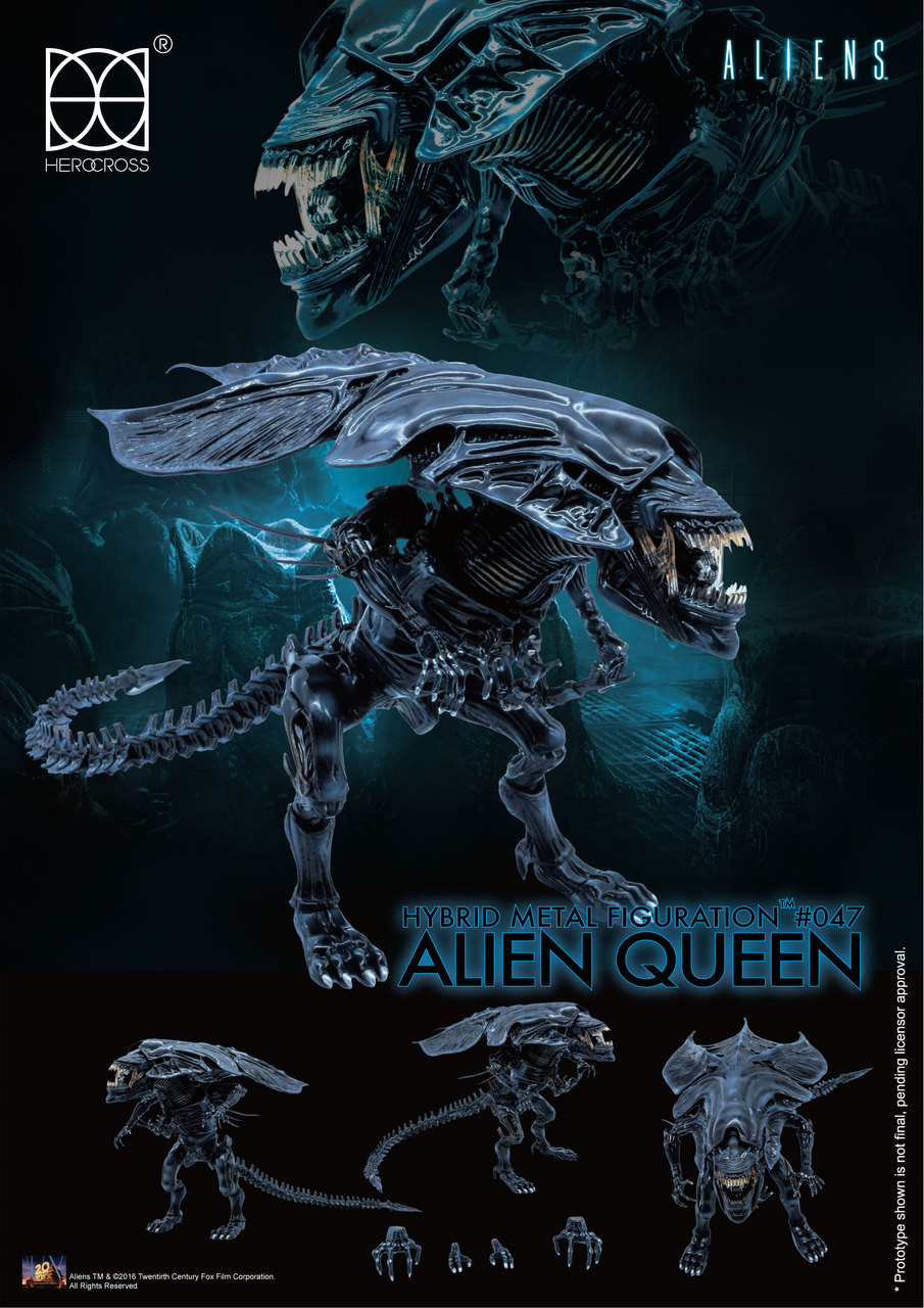 HMF-047] HEROCROSS Hybrid Metal Figuration Alien Queen 7