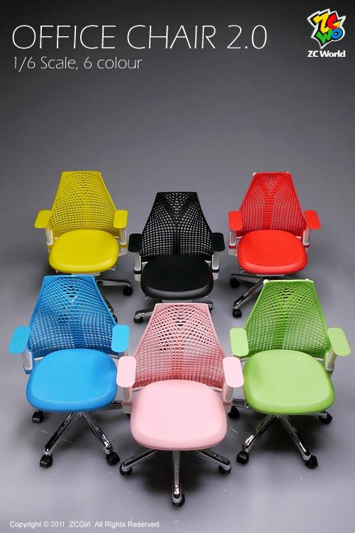 ZC-CHAIR2] ZCWORLD Office Chair 2.0 Red - EKIA Hobbies