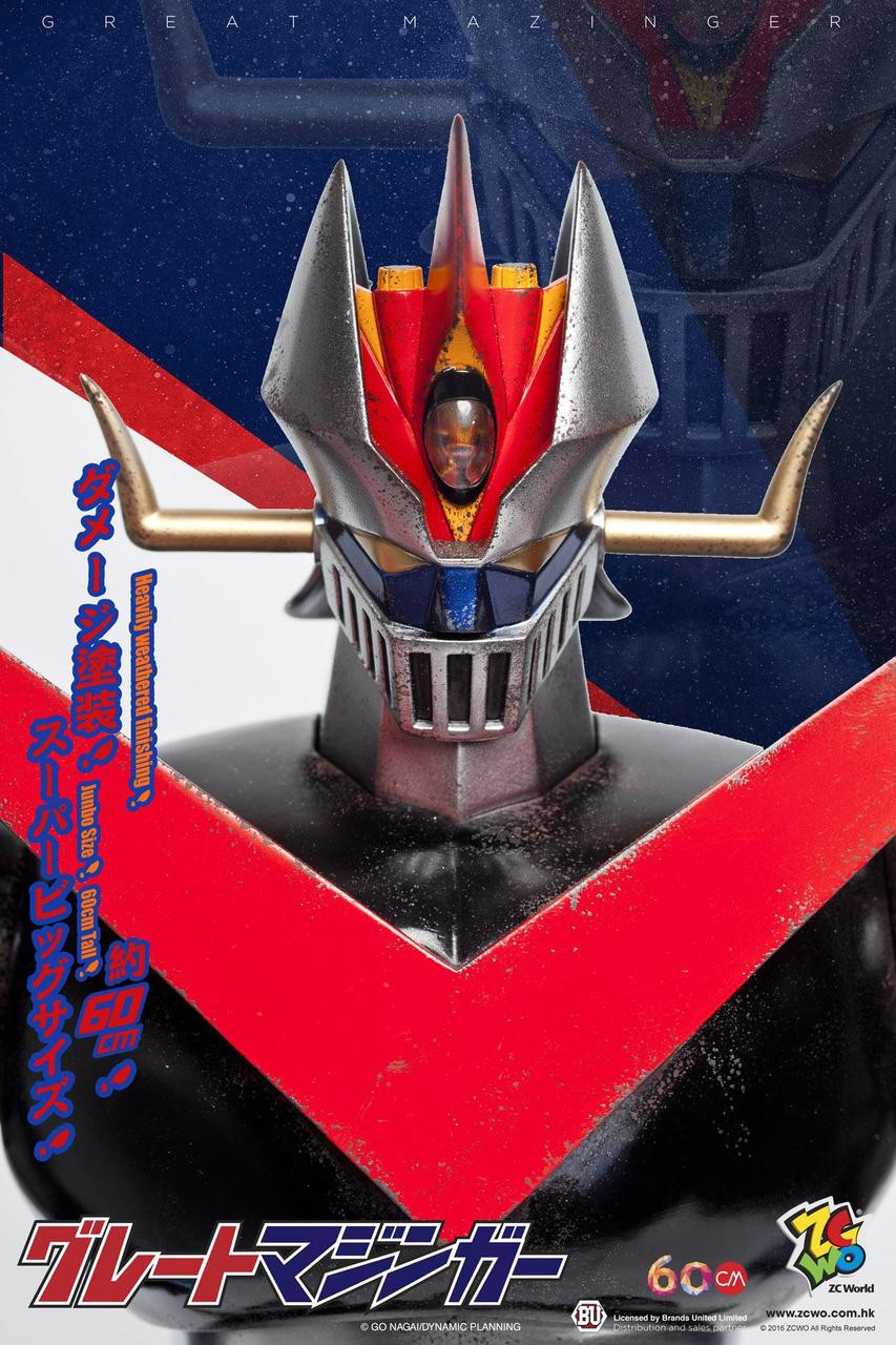 ZCWO Mazinger Z マジンガーZ ダメージ塗装 60cm 可動フィギュア ...