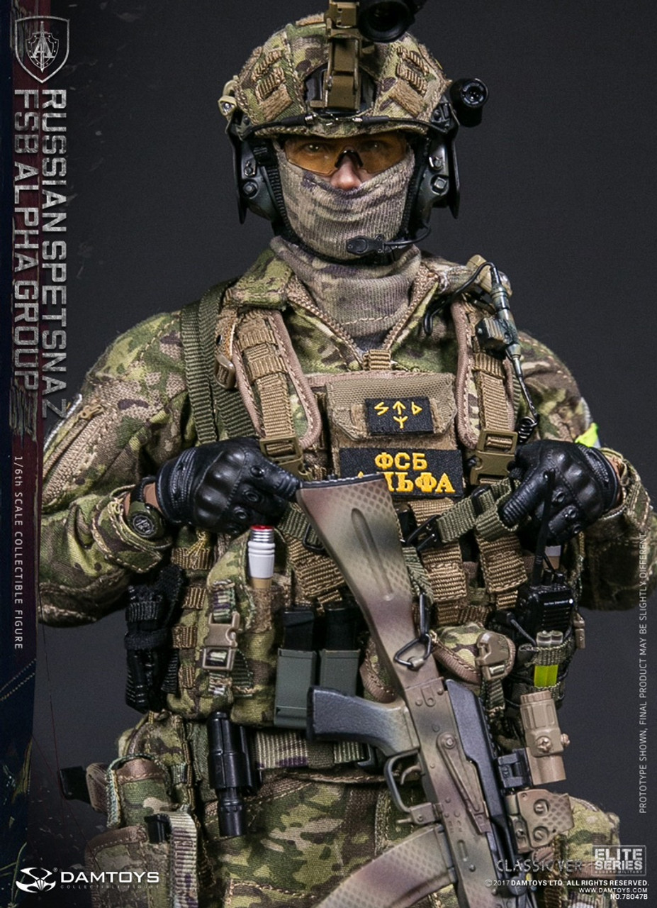 1 6 フィギュアRUSSIANSPETSNAZ FSB ALPHAGROUP - ミリタリー