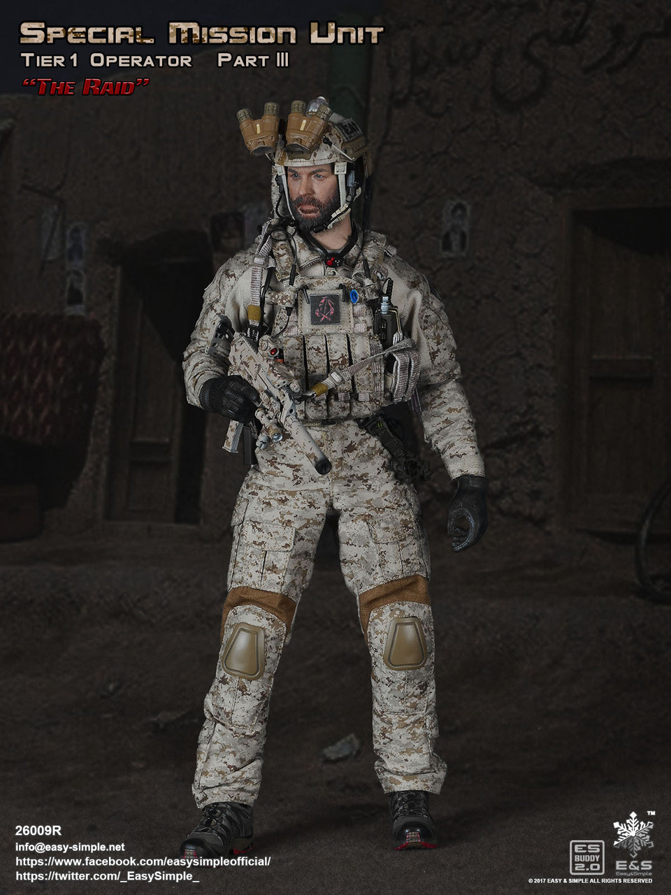 26009R] Easy&Simple 1/6 Special Mission Unit SMU Tier-1 Operator
